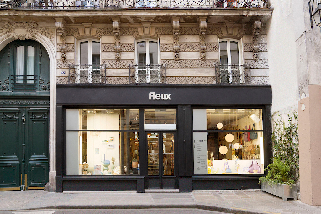 A independent retailer's storefront in Paris, France